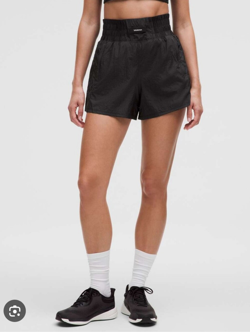 lululemon athletica Black Lightweight Super High Rise Training Shorts 4"